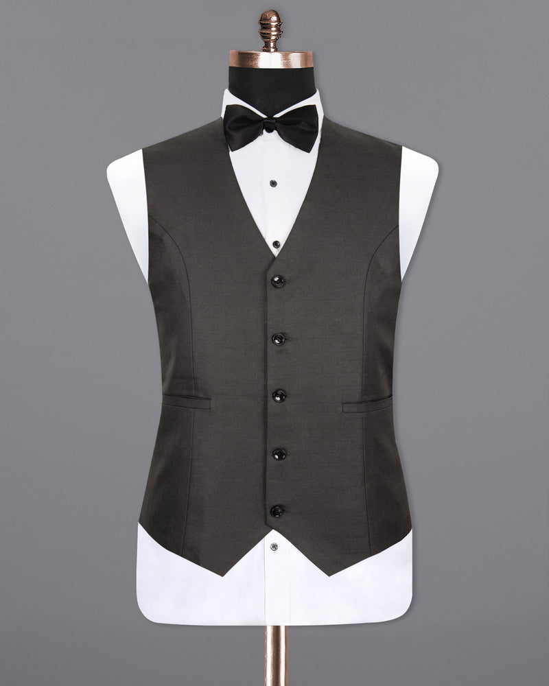 Dune Black wool Rich Waistcoat V1303-36, V1303-38, V1303-40, V1303-42, V1303-44, V1303-46, V1303-48, V1303-50, V1303-52, V1303-54, V1303-56, V1303-58, V1303-60