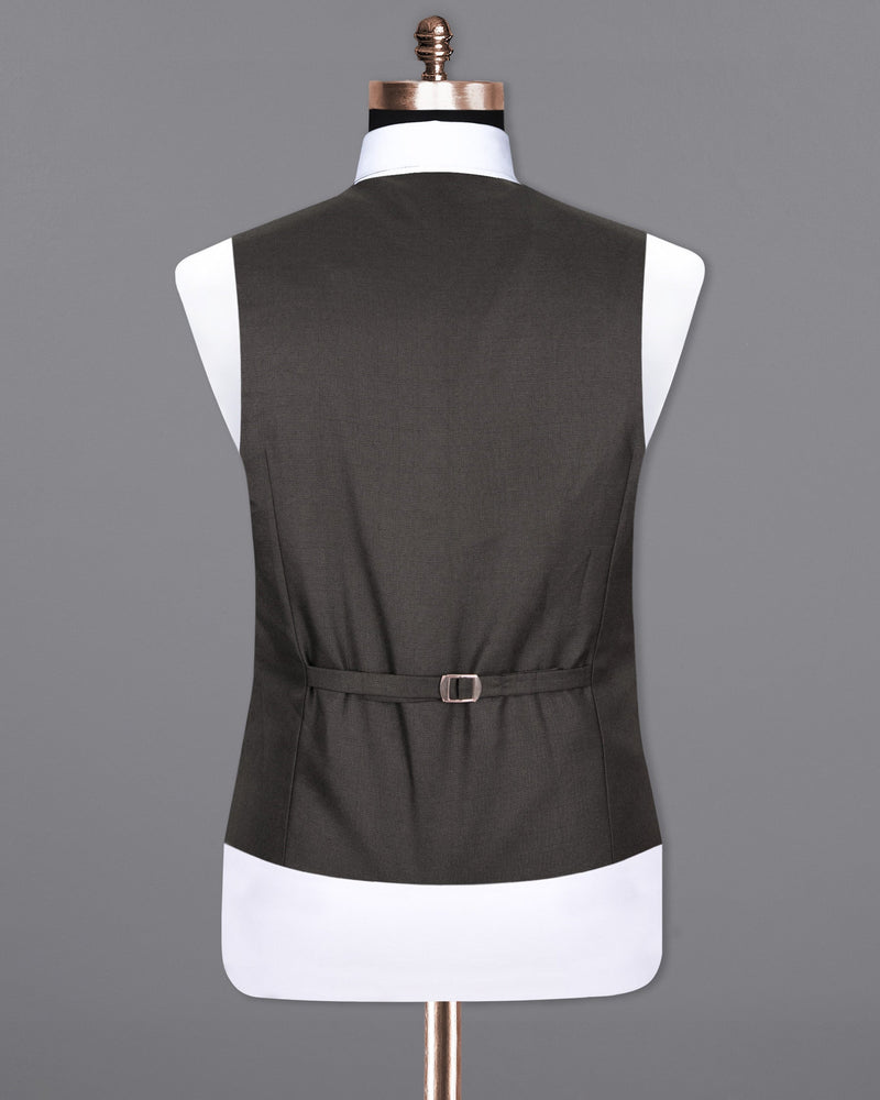 Dune Black wool Rich Waistcoat V1303-36, V1303-38, V1303-40, V1303-42, V1303-44, V1303-46, V1303-48, V1303-50, V1303-52, V1303-54, V1303-56, V1303-58, V1303-60