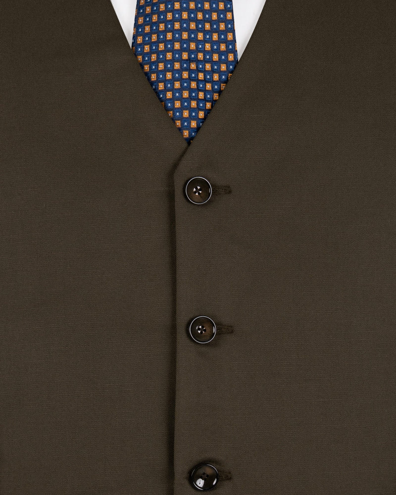 Mondo Brown  Premium Cotton Waistcoat