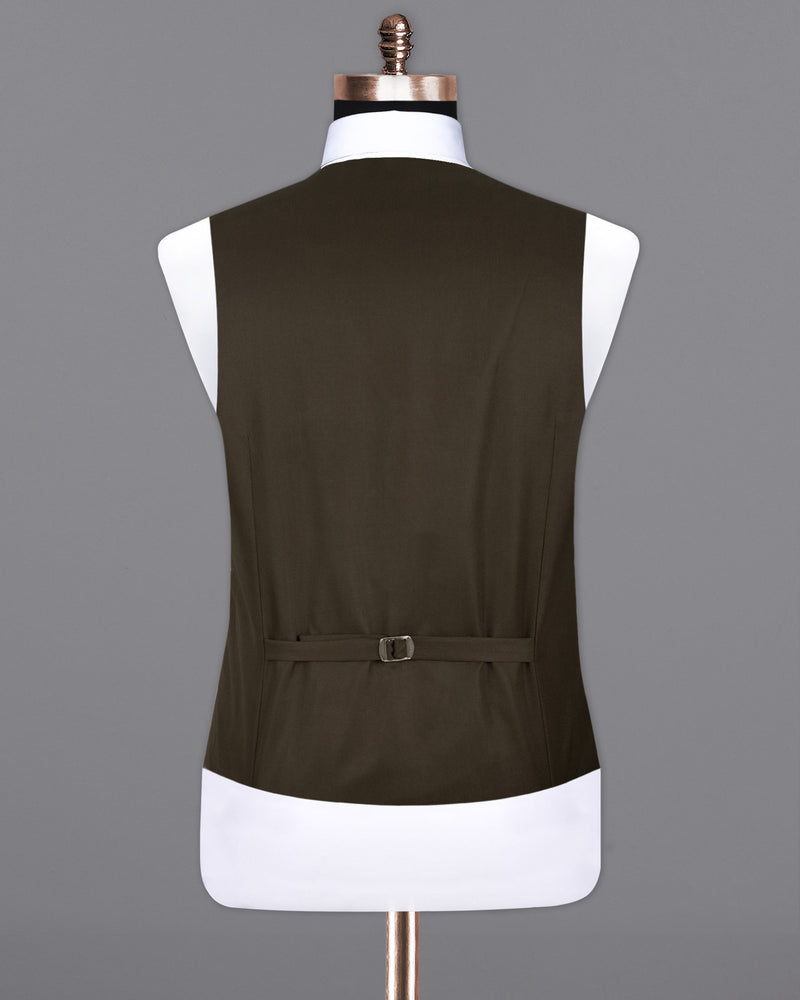 Mondo Brown Premium Cotton Waistcoat V1312-36, V1312-38, V1312-40, V1312-42, V1312-44, V1312-46, V1312-48, V1312-50, V1312-52, V1312-54, V1312-56, V1312-58, V1312-60