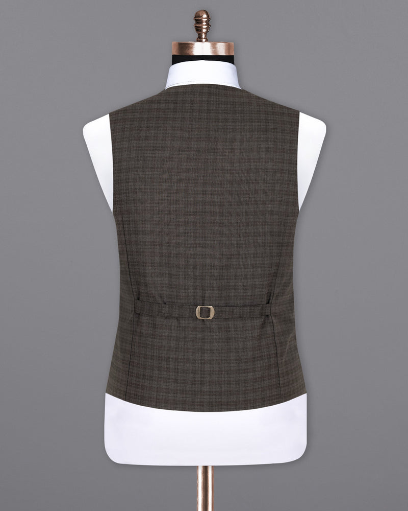 Birch Brown   Wool Rich Waistcoat