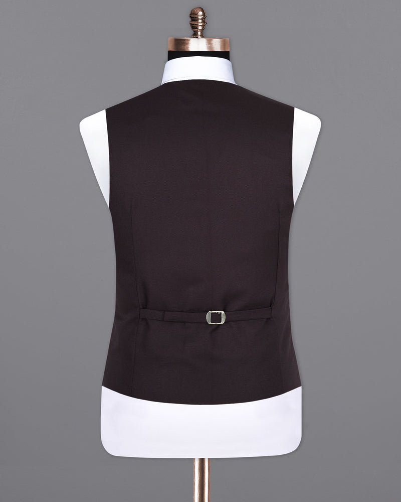 Maroon wool rich Waistcoat V1384-36, V1384-38, V1384-40, V1384-42, V1384-44, V1384-46, V1384-48, V1384-50, V1384-52, V1384-54, V1384-56, V1384-58, V1384-60