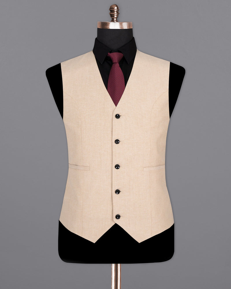 Dust Storm luxurious Linen Waistcoat V1385-36, V1385-38, V1385-40, V1385-42, V1385-44, V1385-46, V1385-48, V1385-50, V1385-52, V1385-54, V1385-56, V1385-58, V1385-60