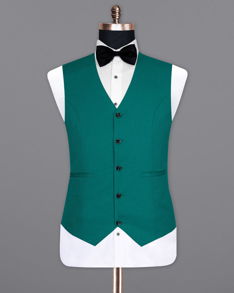 Mosque Green Wool Rich Waistcoat V1468-36, V1468-38, V1468-40, V1468-42, V1468-44, V1468-46, V1468-48, V1468-50, V1468-52, V1468-54, V1468-56, V1468-58, V1468-60