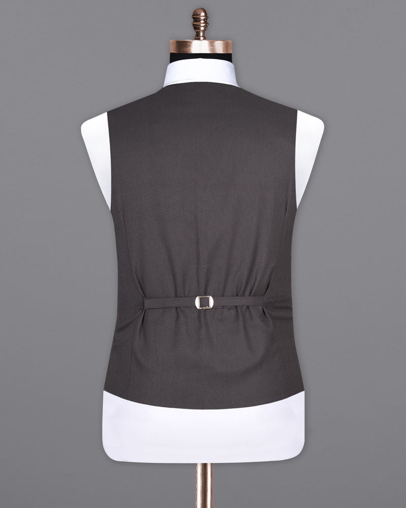 Dune Grey Wool Rich Waistcoat V1482-36, V1482-38, V1482-40, V1482-42, V1482-44, V1482-46, V1482-48, V1482-50, V1482-52, V1482-54, V1482-56, V1482-58, V1482-60