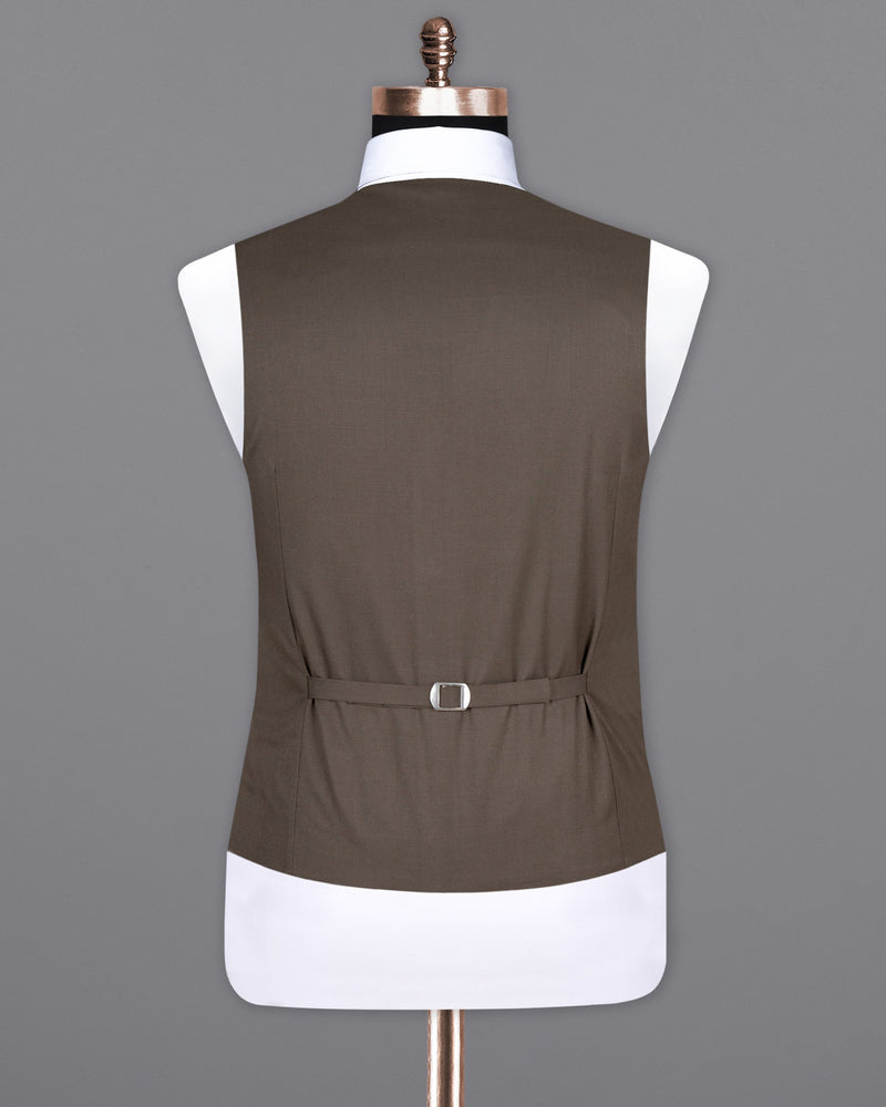 Don Juan Brown Wool Rich Waistcoat V1496-36, V1496-38, V1496-40, V1496-42, V1496-44, V1496-46, V1496-48, V1496-50, V1496-52, V1496-54, V1496-56, V1496-58, V1496-60