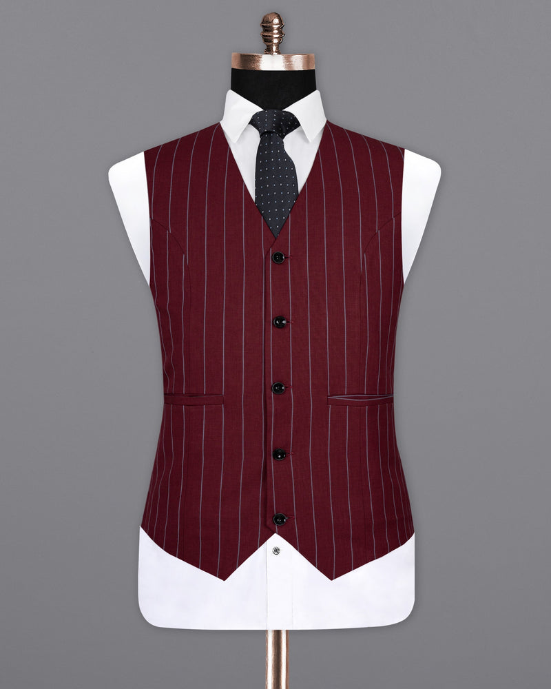 Buccaneer Striped Wool Rich Waistcoat V1510-36, V1510-38, V1510-40, V1510-42, V1510-44, V1510-46, V1510-48, V1510-50, V1510-52, V1510-54, V1510-56, V1510-58, V1510-60