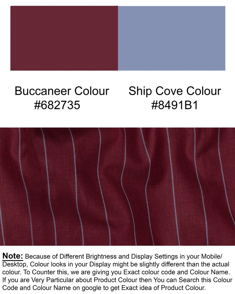 Buccaneer Striped Wool Rich Waistcoat V1510-36, V1510-38, V1510-40, V1510-42, V1510-44, V1510-46, V1510-48, V1510-50, V1510-52, V1510-54, V1510-56, V1510-58, V1510-60