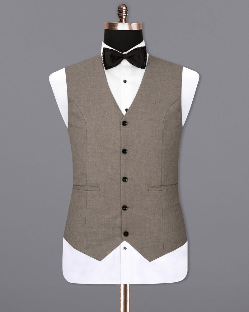 Soya Bean Textured Waistcoat