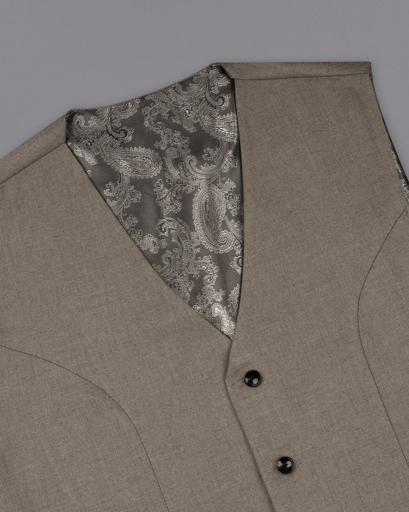 Soya Bean Textured Waistcoat