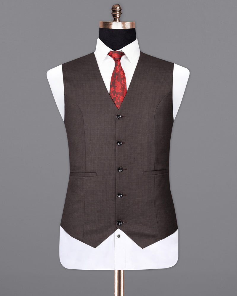 Masala Brown Waistcoat