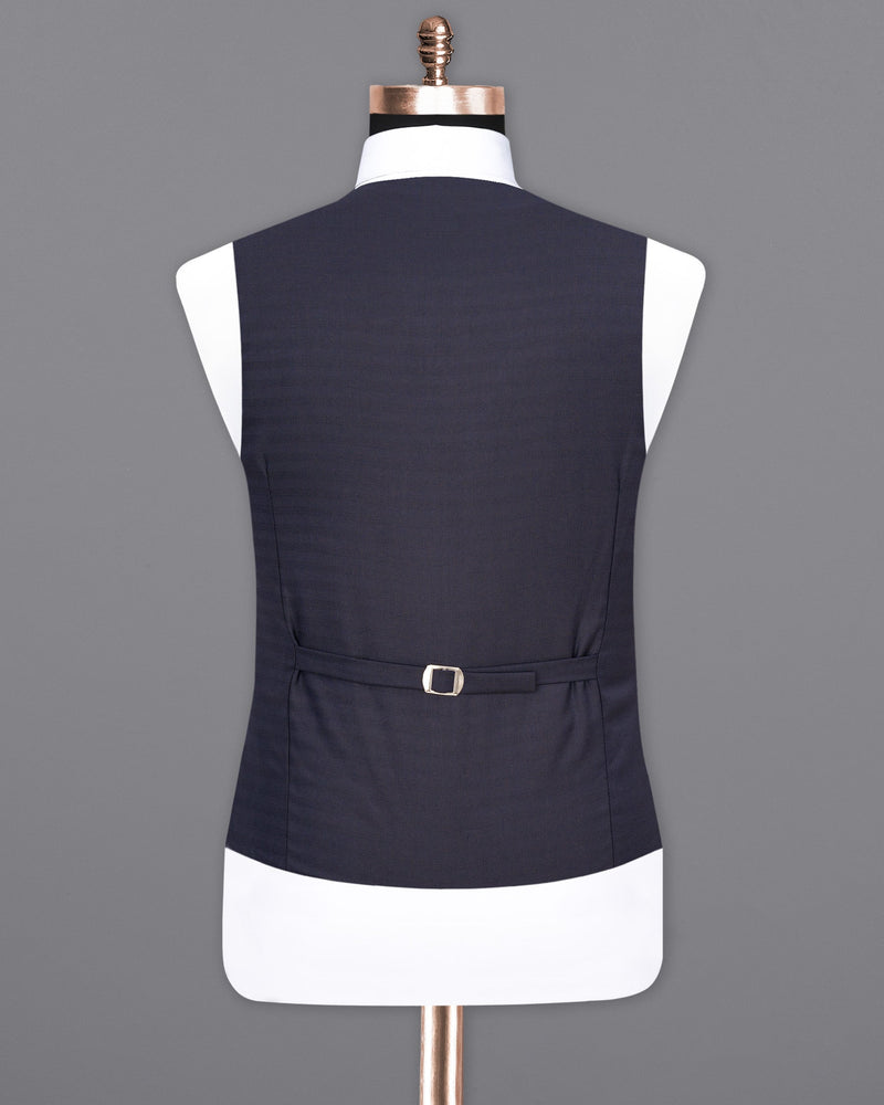 Tuna Blue Waistcoat V1850-36, V1850-38, V1850-40, V1850-42, V1850-44, V1850-46, V1850-48, V1850-50, V1850-52, V1850-54, V1850-56, V1850-58, V1850-60