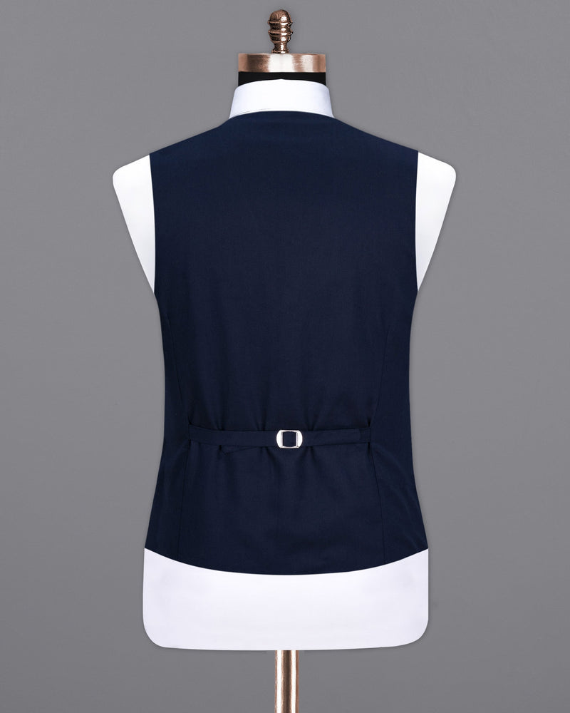 Ebony Blue Waistcoat