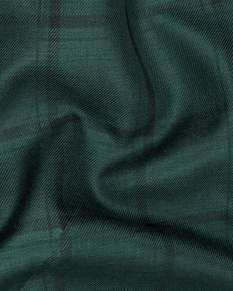 Plantation Green Windowpane Waistcoat V1858-36, V1858-38, V1858-40, V1858-42, V1858-44, V1858-46, V1858-48, V1858-50, V1858-52, V1858-54, V1858-56, V1858-58, V1858-60