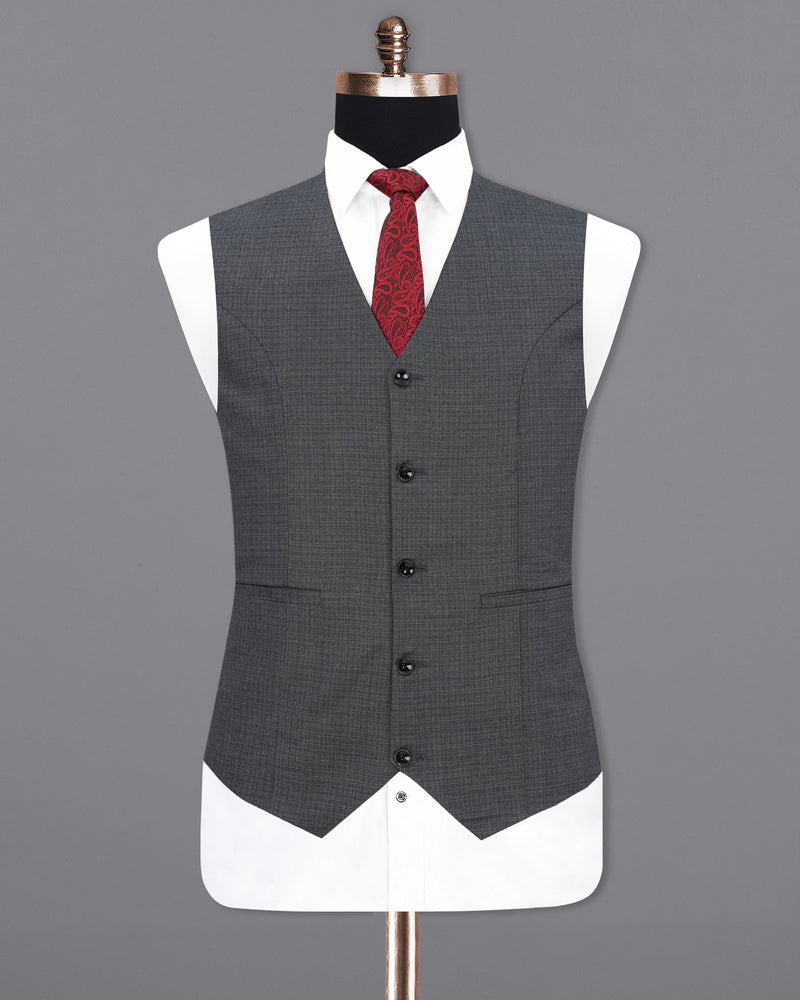 Baltic Sea Textured Waistcoat