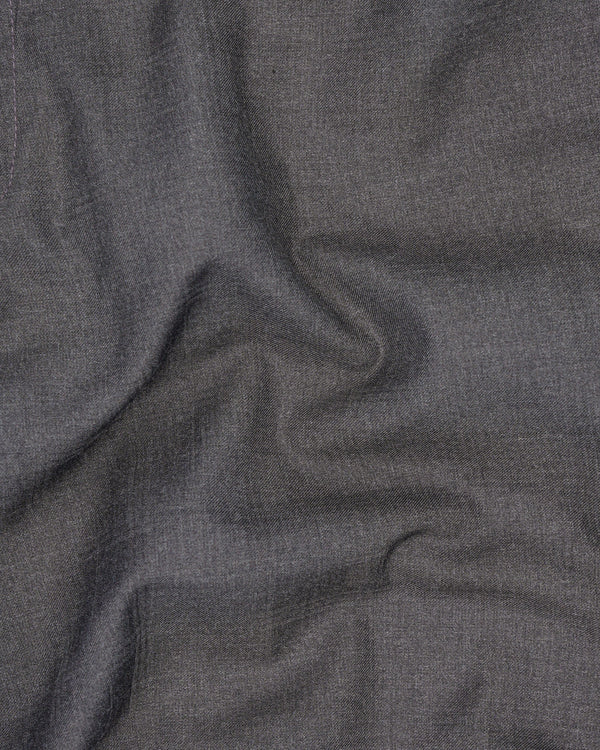 lridium grey Solid Waistcoat