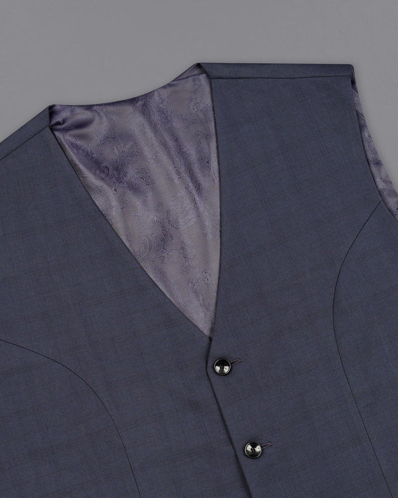 Valhalla Blue Plaid Waistcoat V1885-36, V1885-38, V1885-40, V1885-42, V1885-44, V1885-46, V1885-48, V1885-50, V1885-52, V1885-54, V1885-56, V1885-58, V1885-60