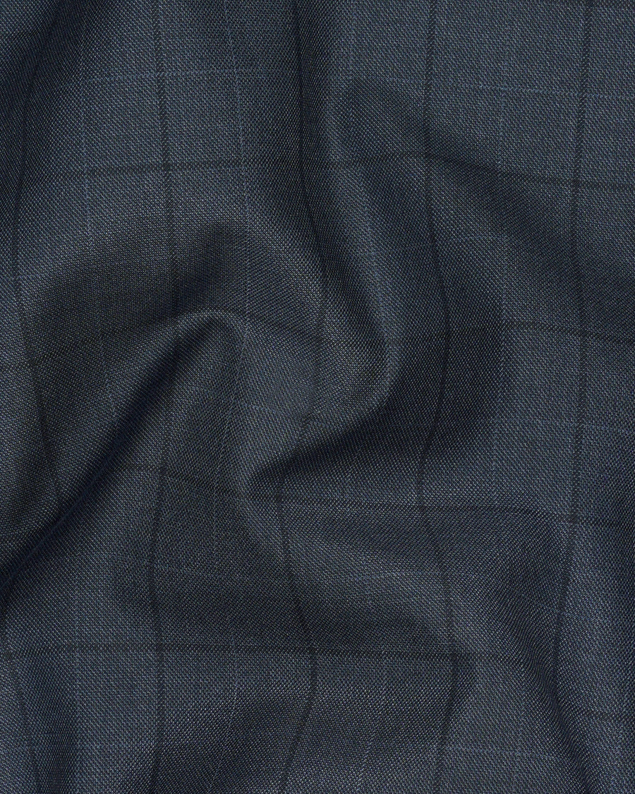 lridium with mirage plaid Waistcoat