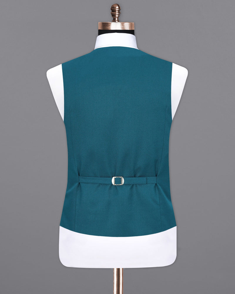 Astronaut Blue Solid Waistcoat