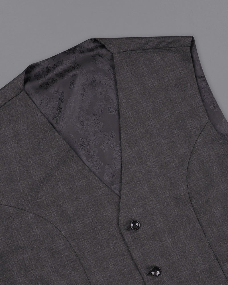 Iridium Gray Plaid Waistcoat V1932-36, V1932-38, V1932-40, V1932-42, V1932-44, V1932-46, V1932-48, V1932-50, V1932-52, V1932-54, V1932-56, V1932-58, V1932-60