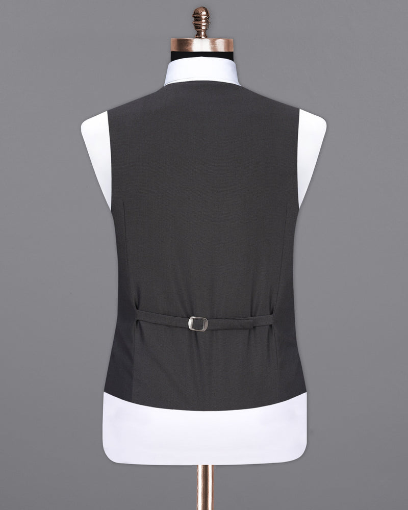 Vampire Gray Textured Waistcoat V1933-36, V1933-38, V1933-40, V1933-42, V1933-44, V1933-46, V1933-48, V1933-50, V1933-52, V1933-54, V1933-56, V1933-58, V1933-60