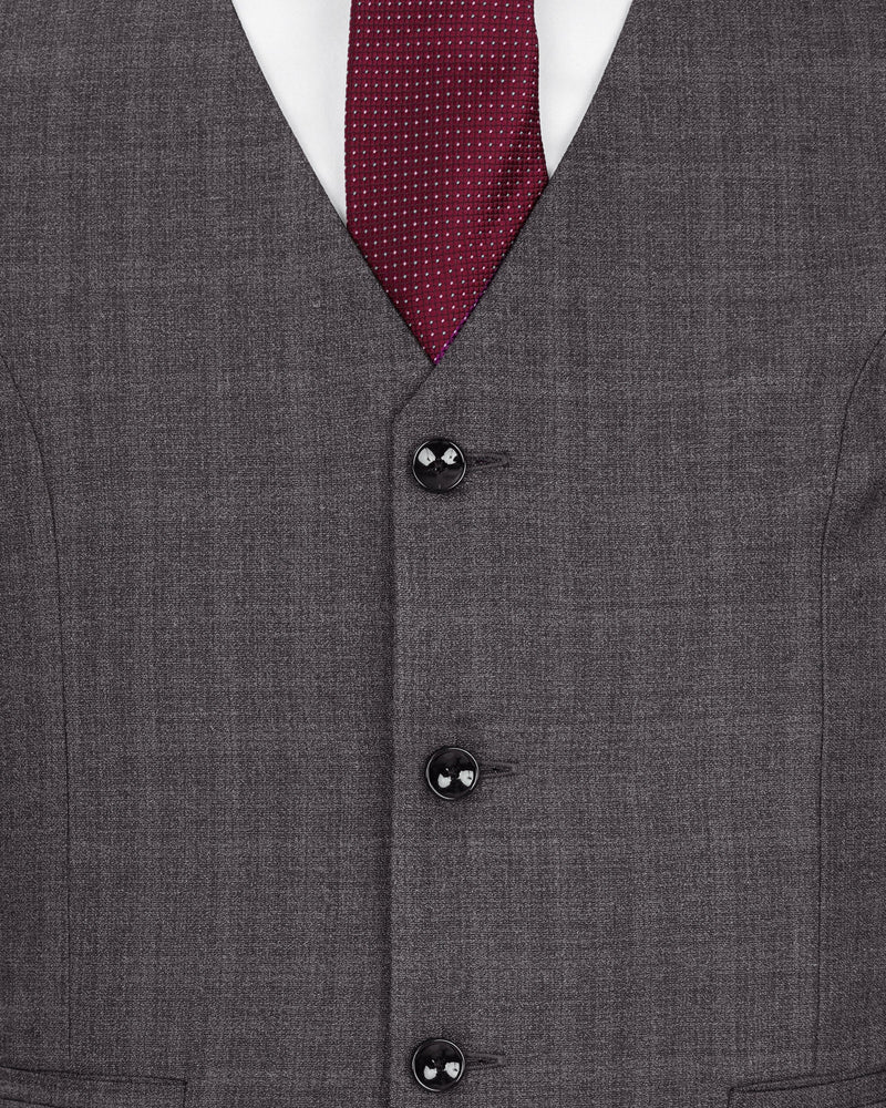 Iridium Gray Plaid Waistcoat V1940-36, V1940-38, V1940-40, V1940-42, V1940-44, V1940-46, V1940-48, V1940-50, V1940-52, V1940-54, V1940-56, V1940-58, V1940-60