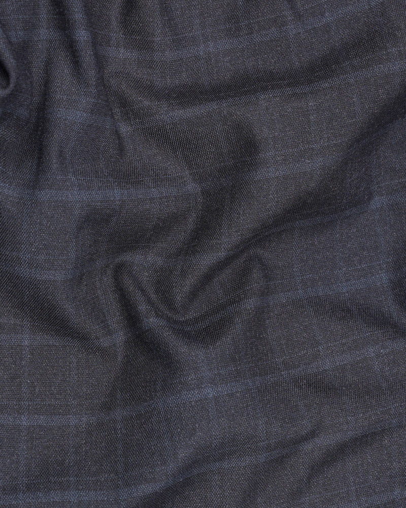 Thunder Gray Plaid Waistcoat V1942-36, V1942-38, V1942-40, V1942-42, V1942-44, V1942-46, V1942-48, V1942-50, V1942-52, V1942-54, V1942-56, V1942-58, V1942-60