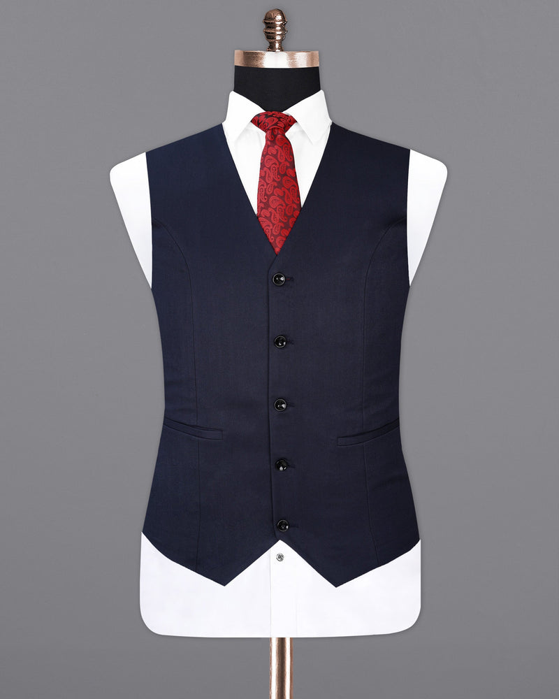 Firefly Navy Blue Waistcoat