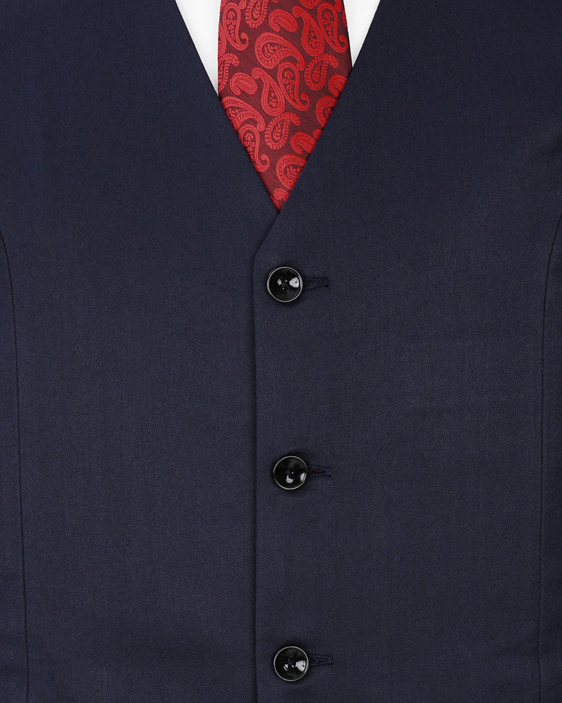 Firefly Navy Blue Waistcoat