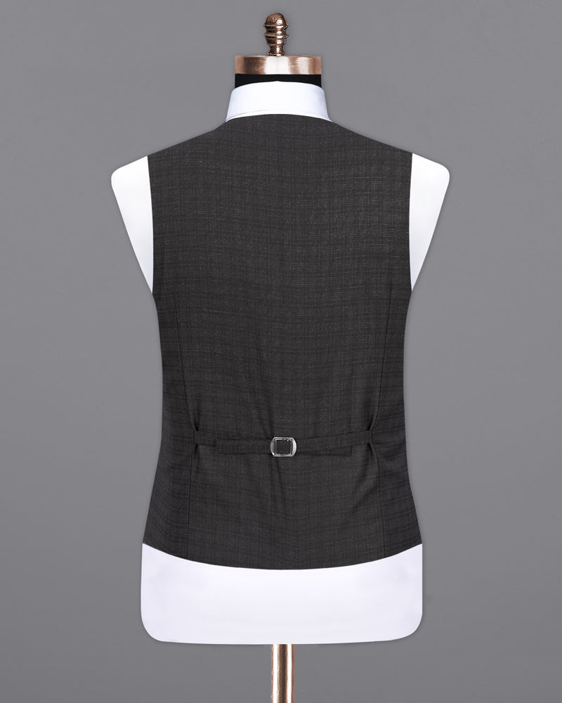 Zeus Gray Plaid Waistcoat