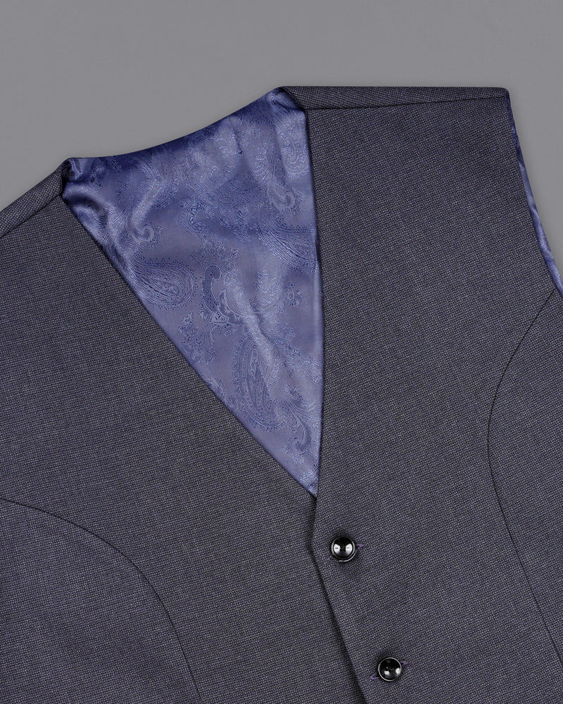 Scarpa Flow Gray Textured Waistcoat