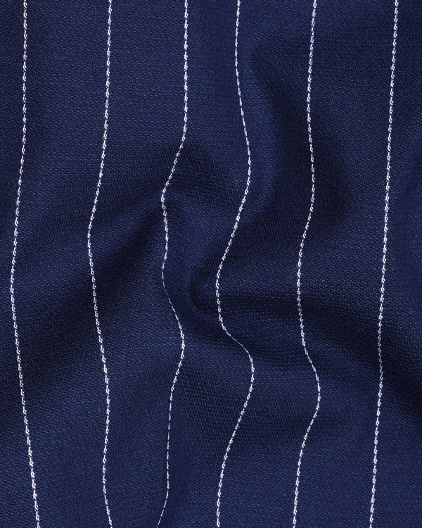Zodiac Blue Striped Waistcoat