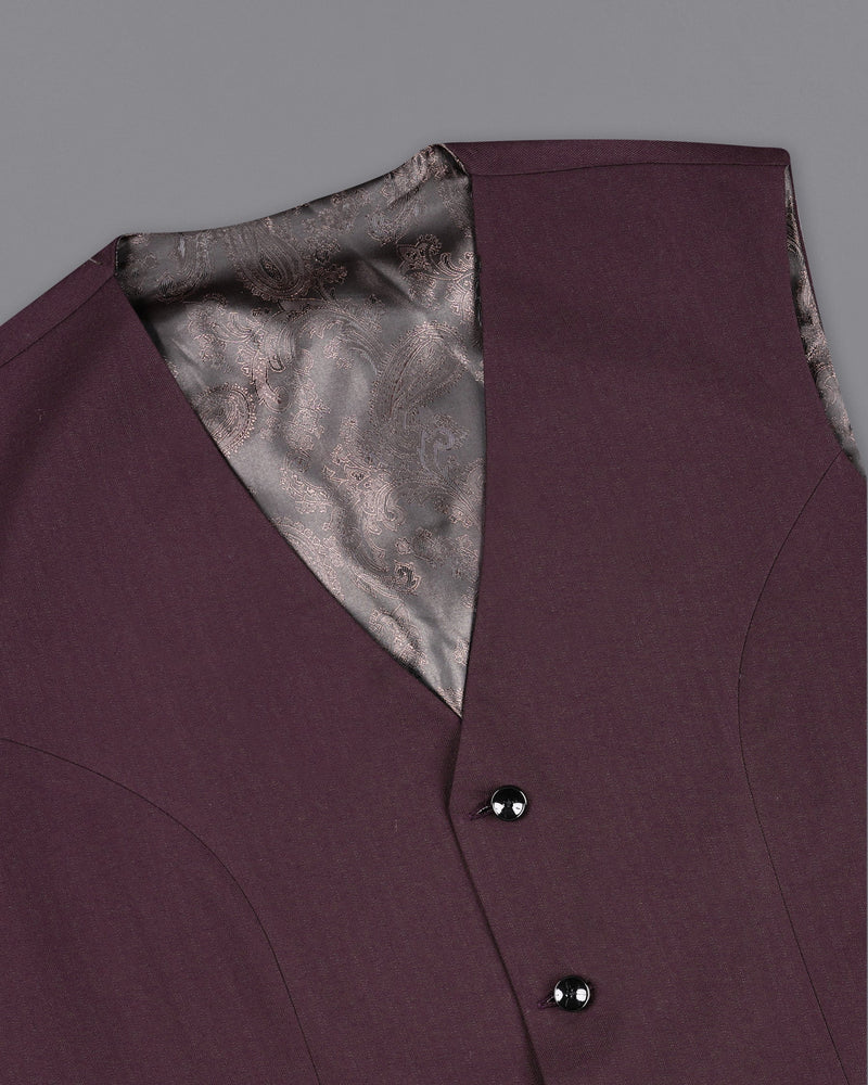 Eclipse Maroon Textured Waistcoat V1992-36, V1992-38, V1992-40, V1992-42, V1992-44, V1992-46, V1992-48, V1992-50, V1992-52, V1992-54, V1992-56, V1992-58, V1992-60