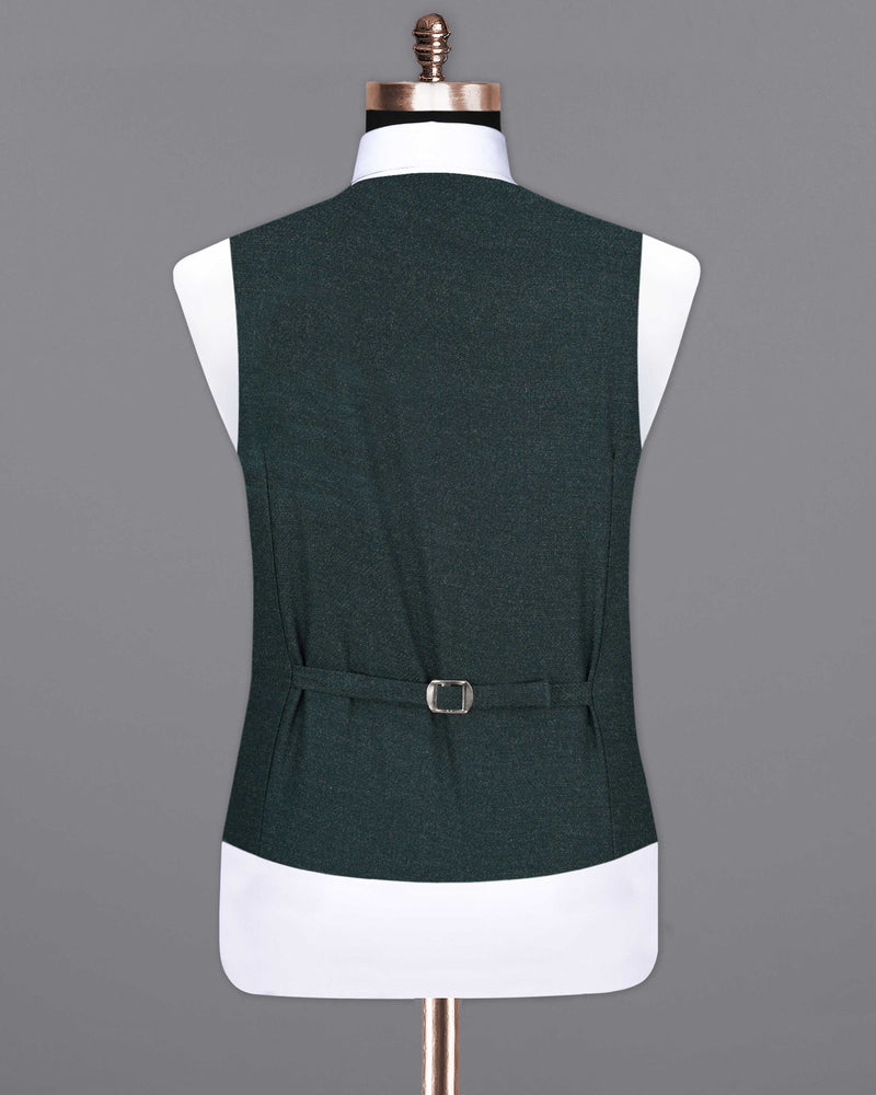 Outer Space Green Pure Wool Waistcoat V2060-36, V2060-38, V2060-40, V2060-42, V2060-44, V2060-46, V2060-48, V2060-50, V2060-52, V2060-54, V2060-56, V2060-58, V2060-60