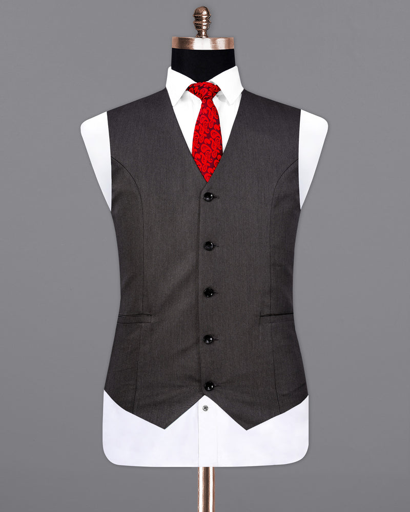 Thunder Steel Gray Waistcoat V2087-36, V2087-38, V2087-40, V2087-42, V2087-44, V2087-46, V2087-48, V2087-50, V2087-52, V2087-54, V2087-56, V2087-58, V2087-60