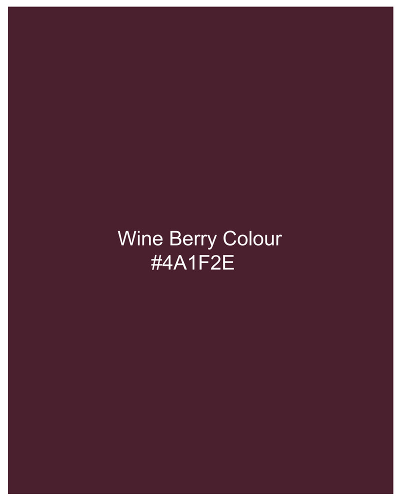 Wine Berry Wool Rich Waistcoat V2130-36, V2130-38, V2130-40, V2130-42, V2130-44, V2130-46, V2130-48, V2130-50, V2130-52, V2130-54, V2130-56, V2130-58, V2130-60