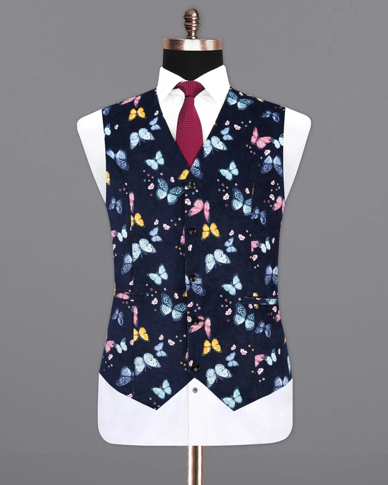 Mens floral 2025 waistcoat uk