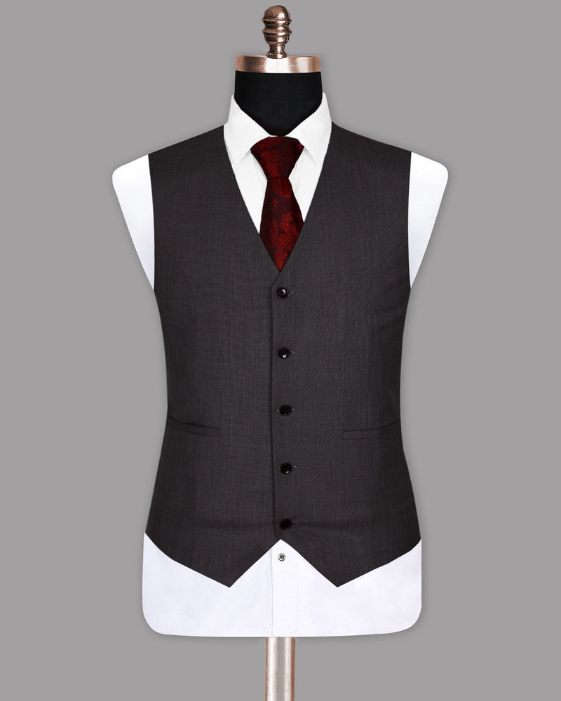 Ship Grey Wool Blend Waistcoat V977-38, V977-36, V977-40, V977-42, V977-44, V977-46, V977-48, V977-52, V977-54, V977-58, V977-60, V977-50, V977-56