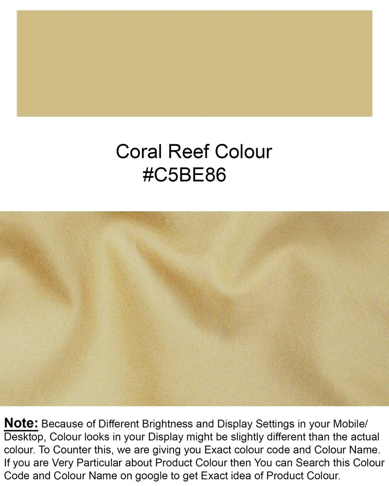 Coral Reef Texture Nehru Jacket
