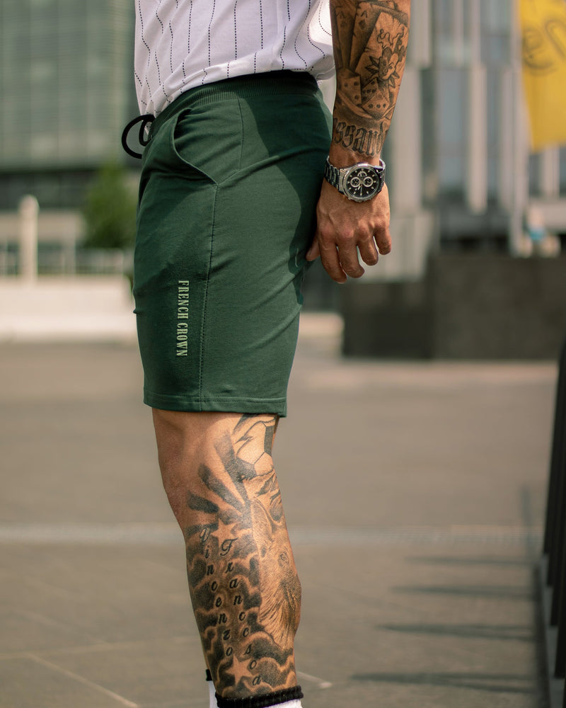 Everglade Green Premium Cotton Swim Shorts SR98-28, SR98-30, SR98-32, SR98-34, SR98-36, SR98-38, SR98-40, SR98-42, SR98-44